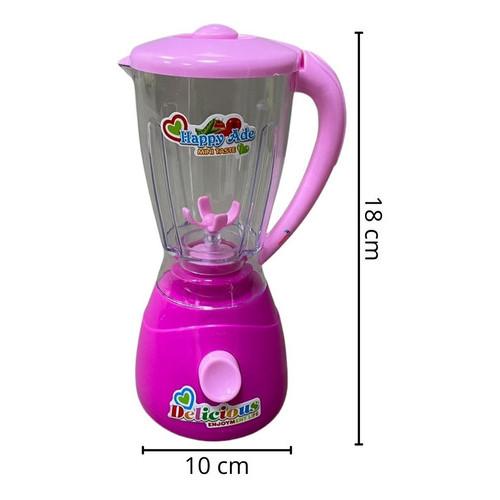 Kit Liquidificador E Batedeira Infantil Com Luz E Som Cozinha Faz De Conta