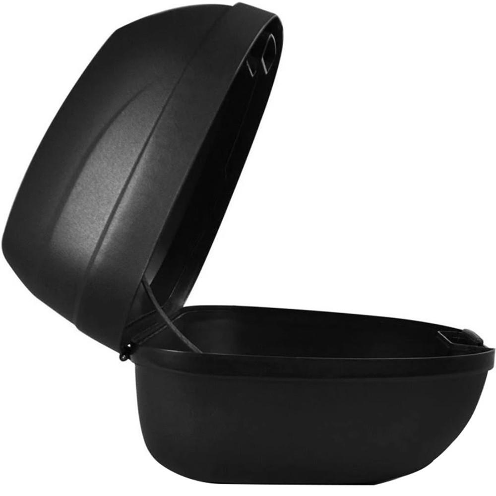 Baú Bauleto Para Moto 28 Litros PRO Tork Smart Box Bp-03cl Com Refletor Traseiro E Lente Cristal