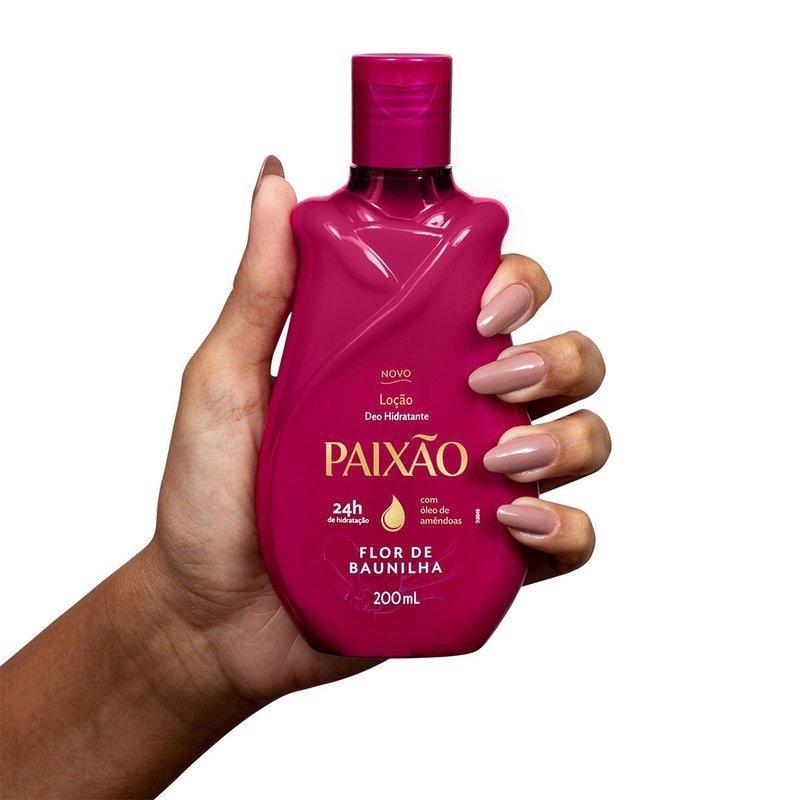 Loção Corporal Deo Hidratante Paixão Flor De Baunilha 200ml