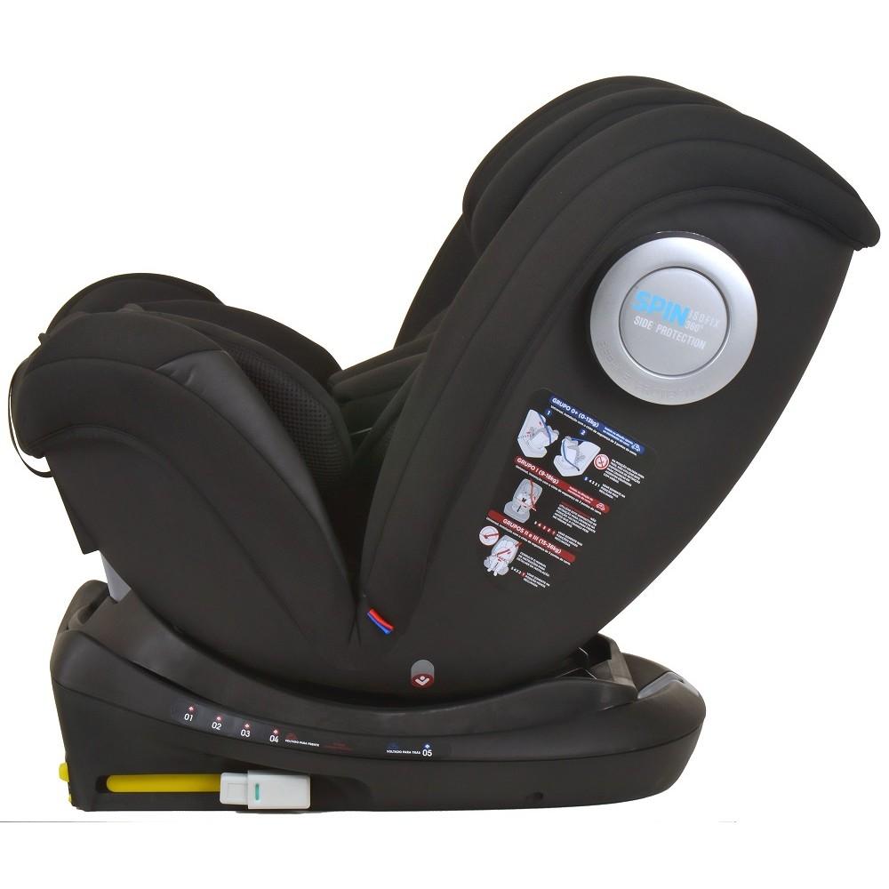 Cadeirinha Infantil P/Carro Burigotto Spin Isofix 360 Black