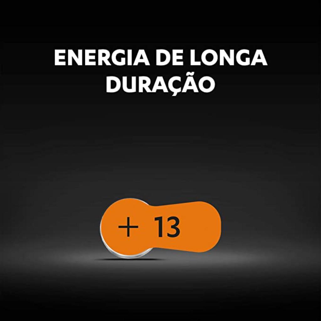 Pilha Duracell Auditiva 13 C/6 Unidades