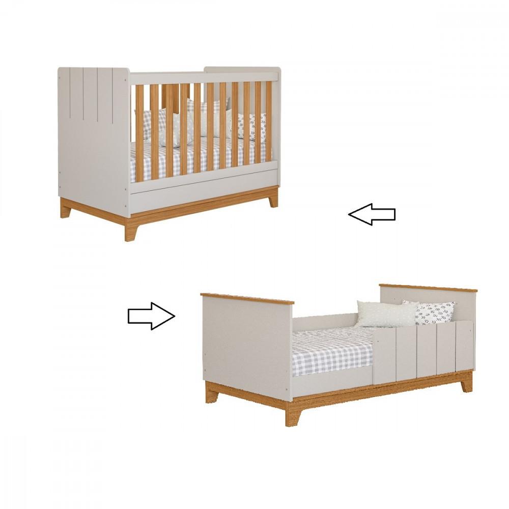 Quarto De Bebê Com Cômoda Berço E Colchão Liza Permobili