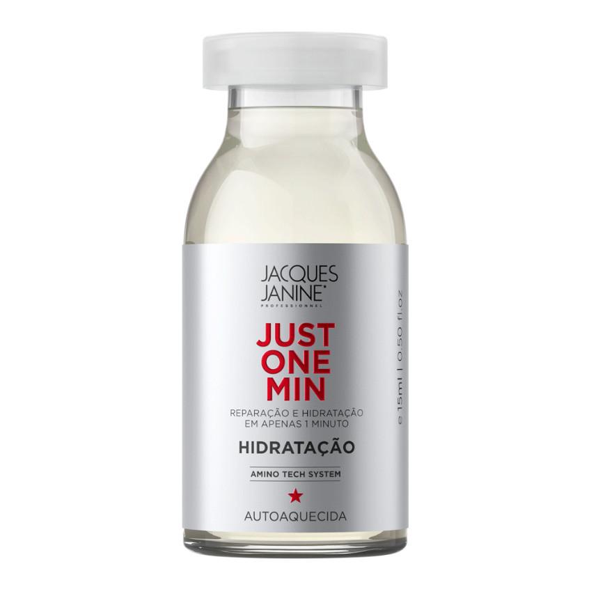 Kit Jacques Janine Just One Min 3 Ampolas Cronograma Hidratação Nutrição Reconstrução