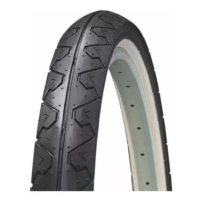 Par Pneu Kenda Slick 26x1.95 Faixa Branca + 2 Câmaras Kenda Kit Completo