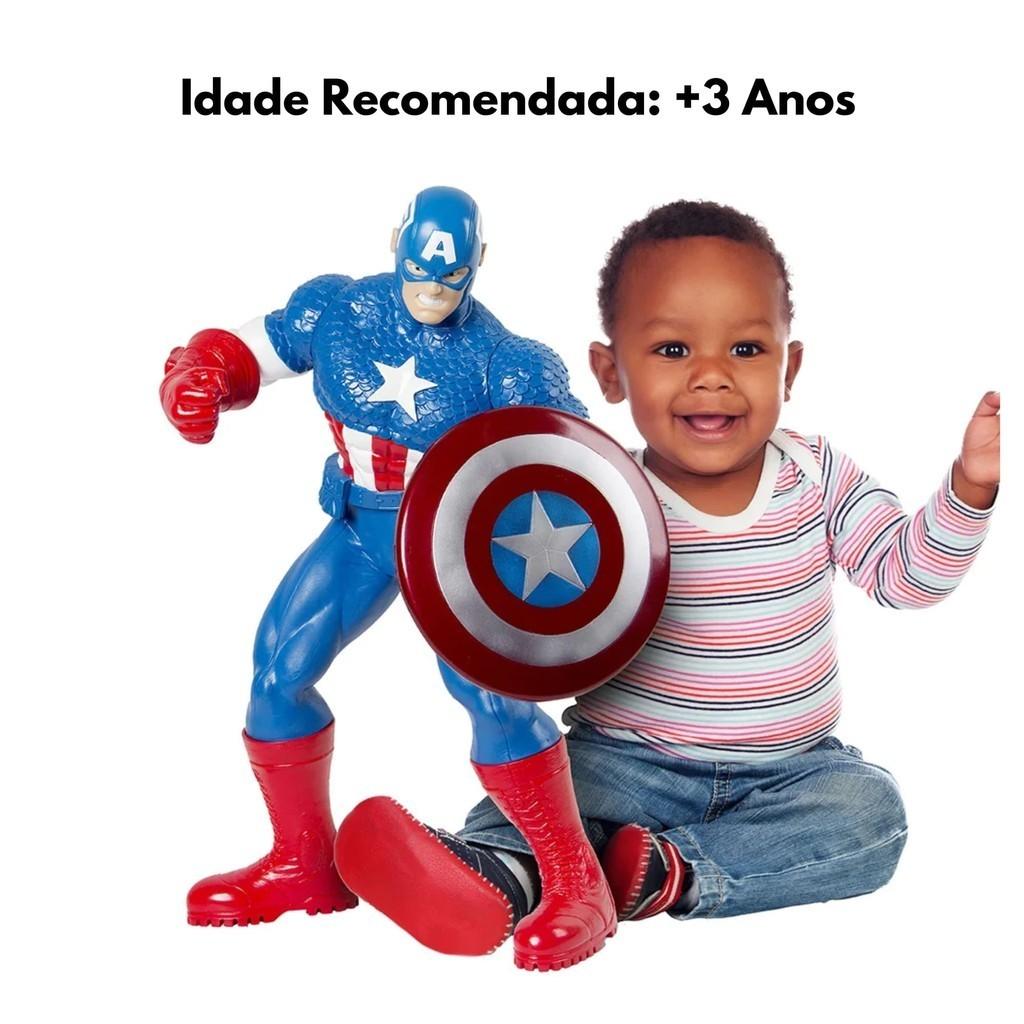 Boneco Brinquedo Infantil Capitão América Action Figure Universe Mimo Toys