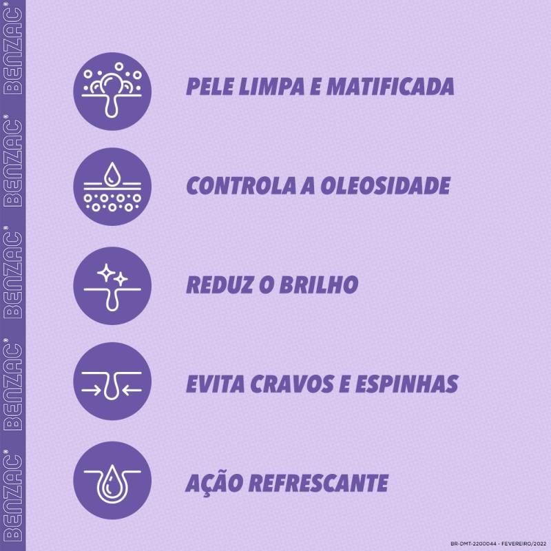Sabonete Líquido Dermotivin Benzac Oil Control 70ml