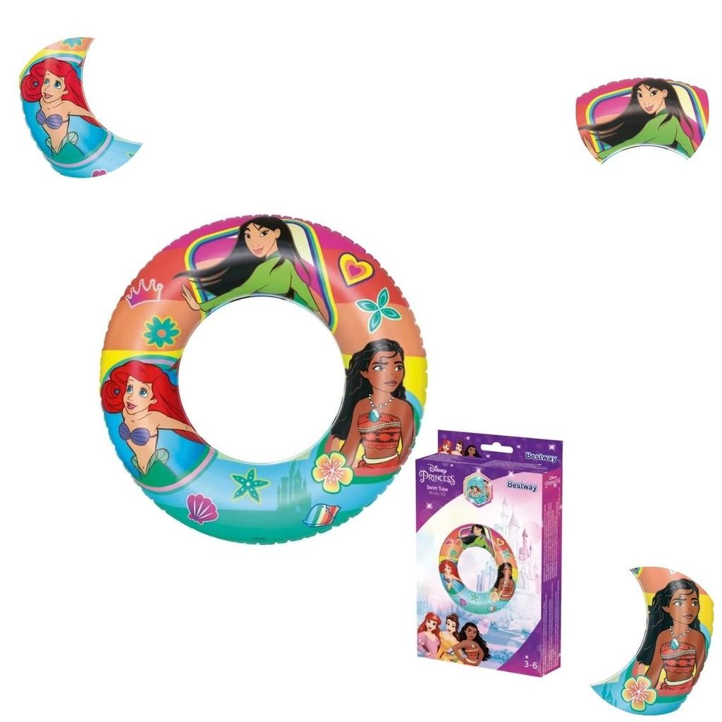 Bóia Redonda Princesas Pvc Infantil Piscinas Praias Mor