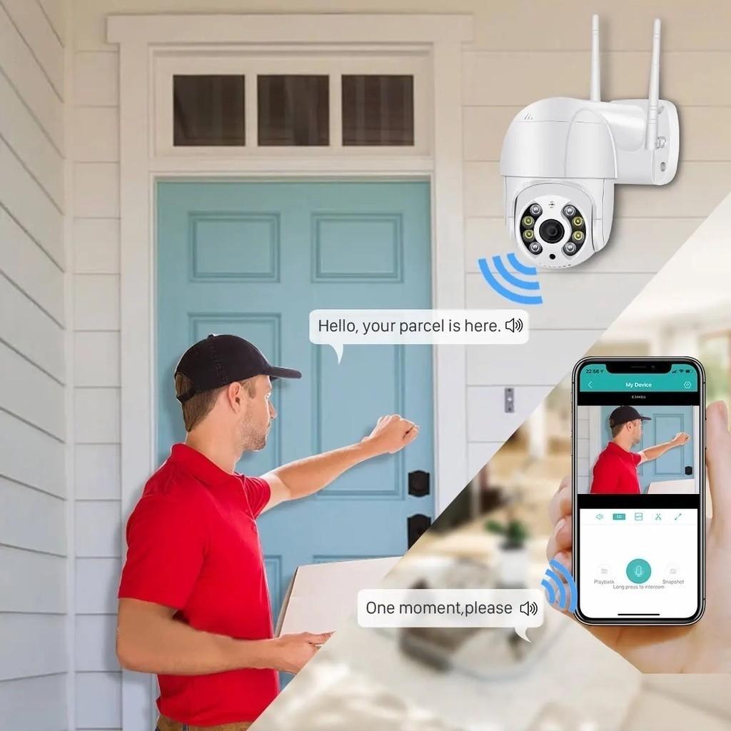 Câmera Segurança HD 3 Ip Wifi 360 Externa Prova Dágua Yoose