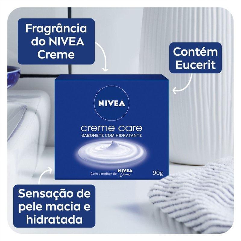 Sabonete Em Barra Nivea Care 6 Unidades 90g
