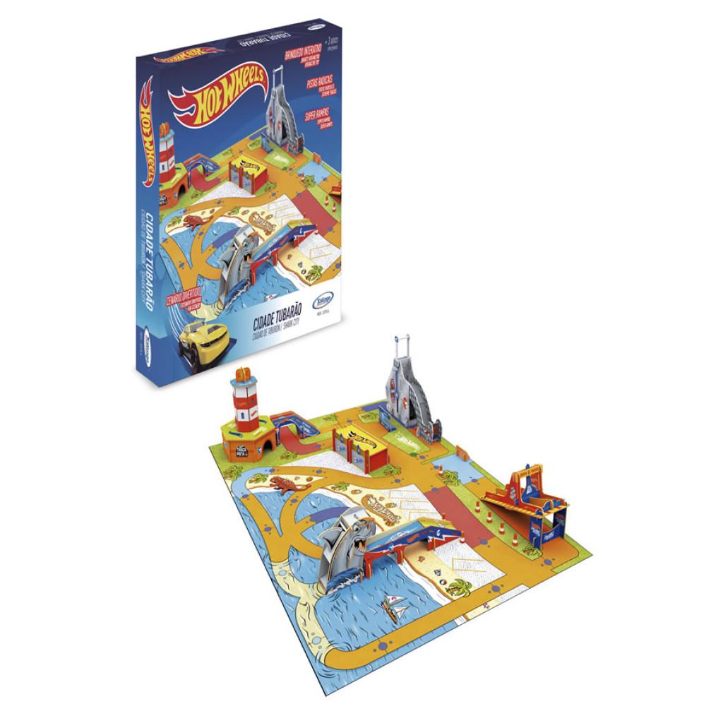 Playset Cidade Hot Wheels Tubarao