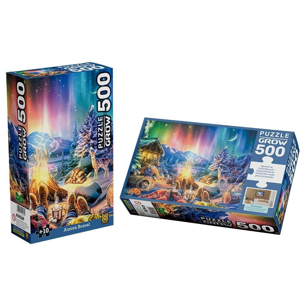 Puzzle 500 Peças Aurora Boreal
