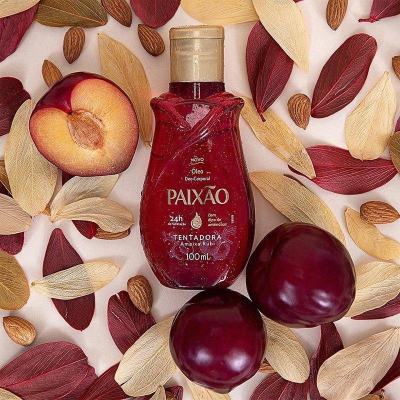 Óleo Deo Corporal Paixão Tentadora Ameixa Rubi 100ml