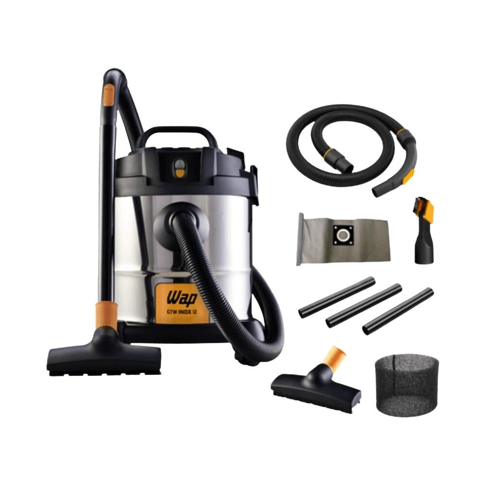 Aspirador De Pó E Água Wap Gtw Inox 12 1400w 12 Litros - 127V