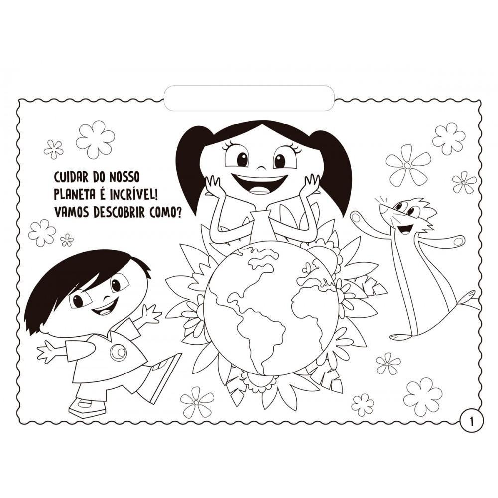 Livro Blocão De Colorir O Show Da Luna - Viva A Terra