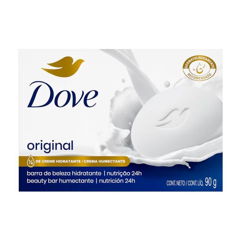 Sabonete Em Barra Dove Branco 90g 6 Unidades