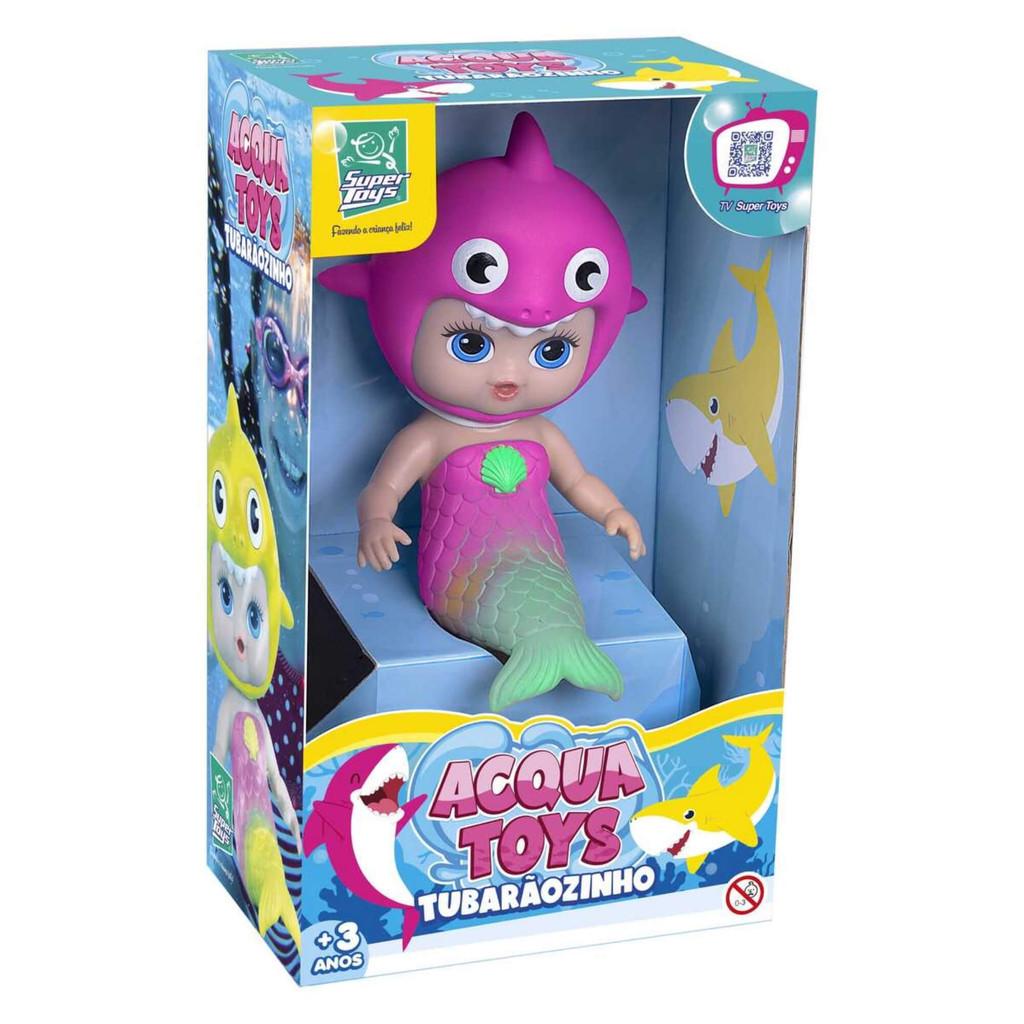 Boneca Acqua Toy S Mar Tubarãozinho Sortido E Unitário Super Toys - 477