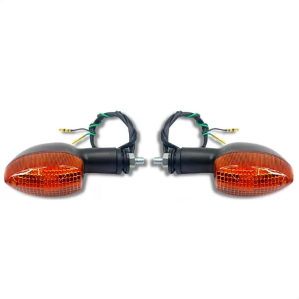 Pisca Seta Moto Para Fazer 250 2006 A 2008 Laranja 2 Unidades Par