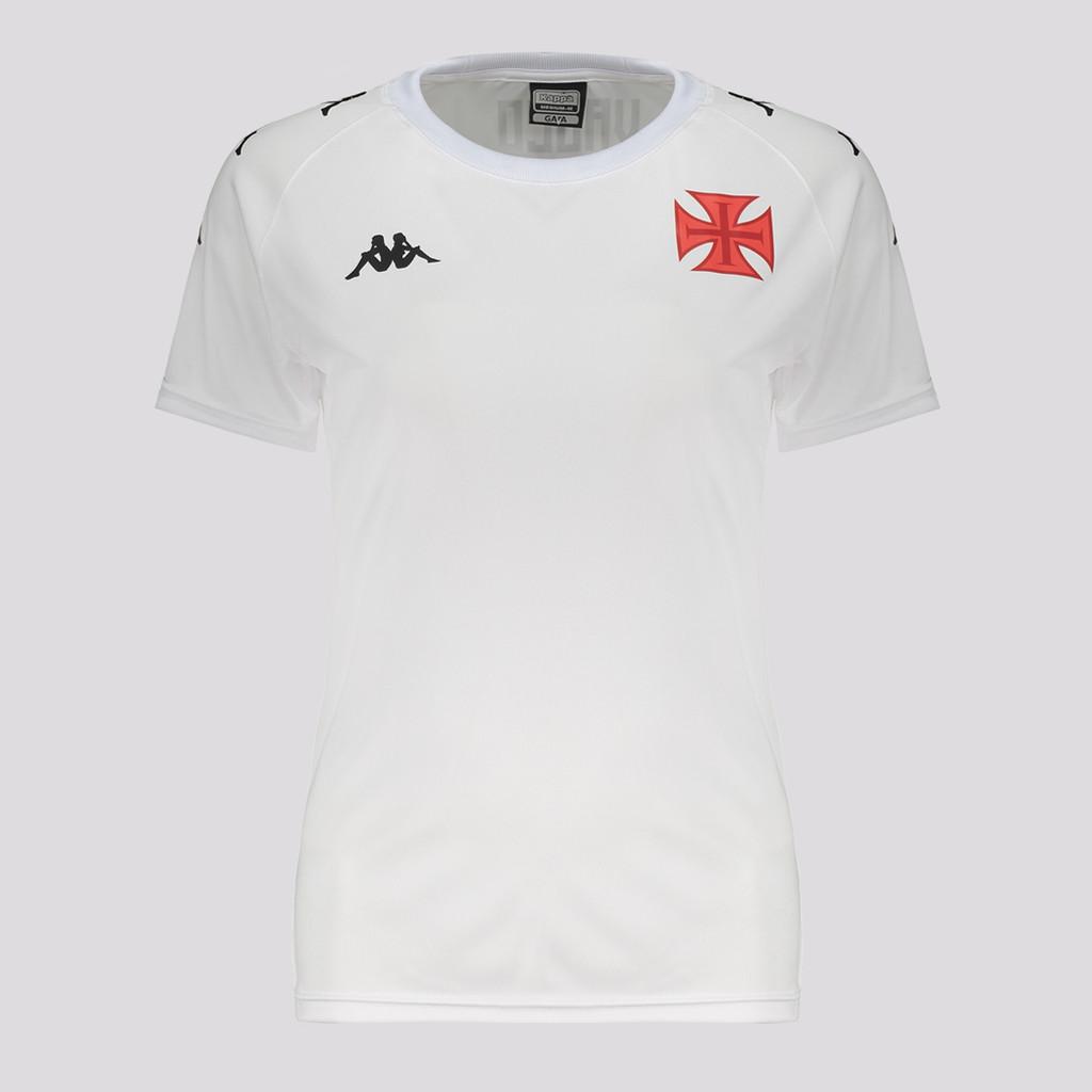 Camisa Kappa Vasco Supporter Element Feminina Branca