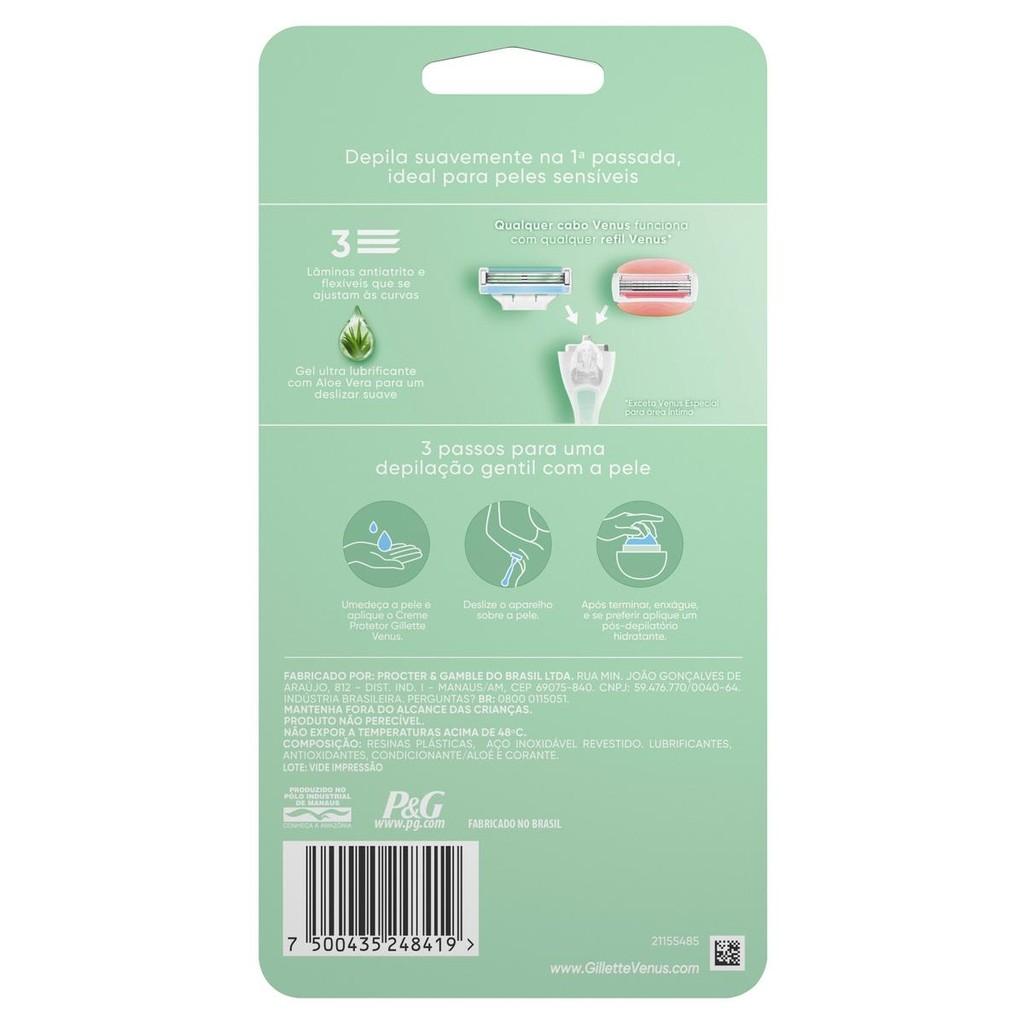 Gillette Venus Pele Sensível Com Aloe 1ud
