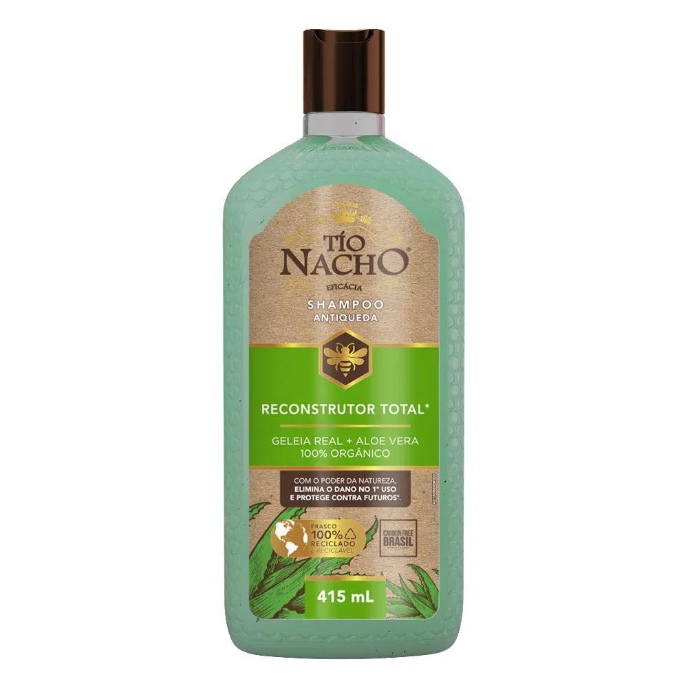 Shampoo Reconstrutor Total Aloe Vera Puro Tio Nacho 415ml