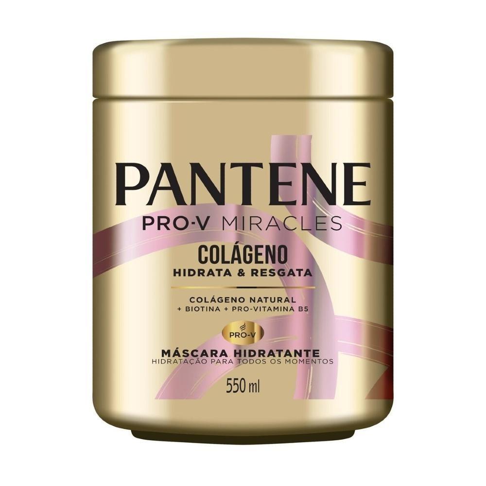Mascara De Tratamento Pantene Colageno Hidrata Resgata 550ml