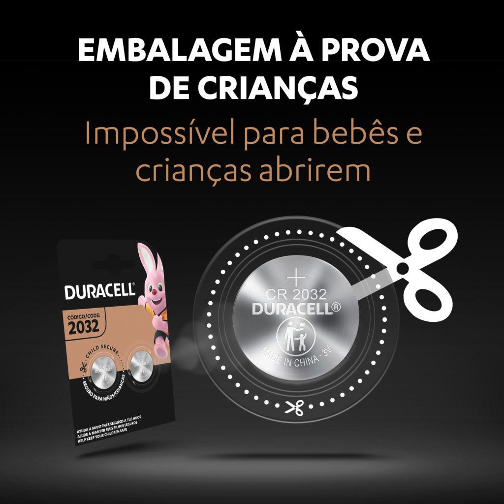 Bateria De Lítio Metálico 2032 - 2 Unidades