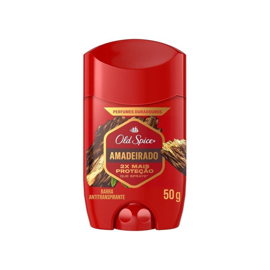 Desodorante Em Barra Old Spice Proteção Épica Lenha 50g