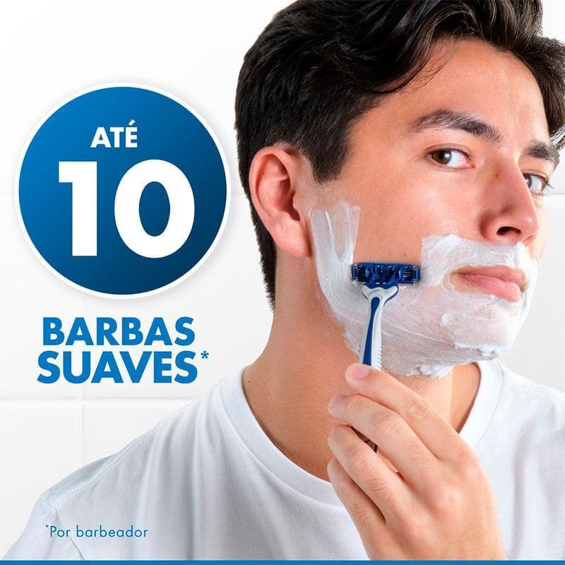 Aparelho De Barbear Descartável Gillette Prestobarba3 8 Unidades