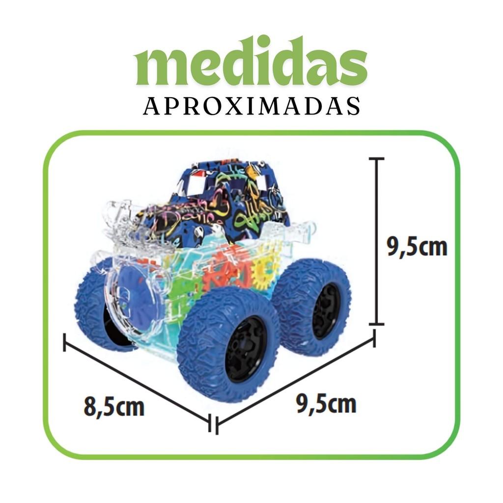 Brinquedo Infantil Carrinho Com Engrenagem Sortido E Unitário Coloria