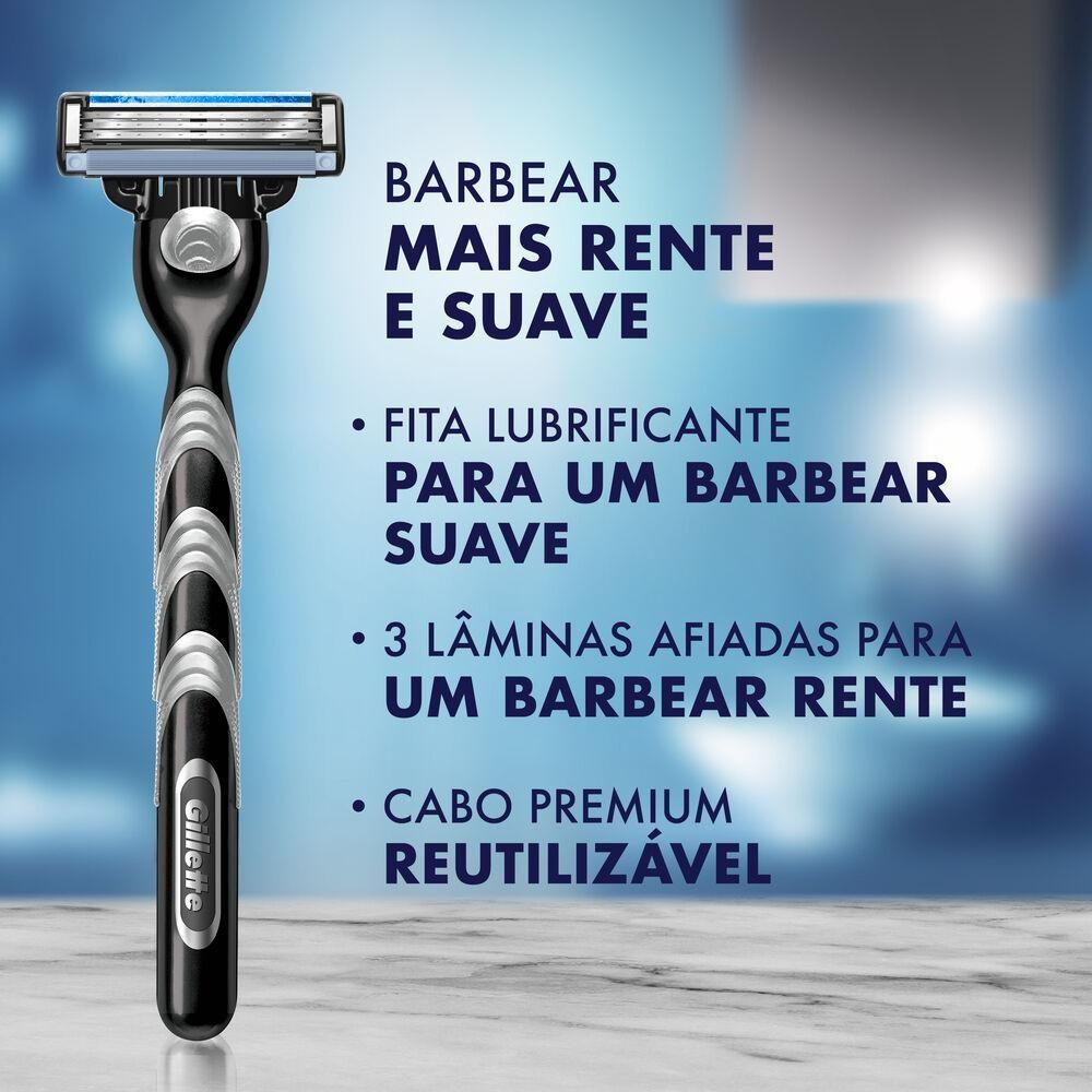 Aparelho De Barbear Gillette Mach3 + 1 Carga