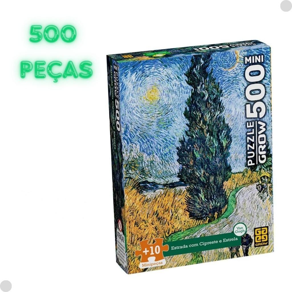 Mini Quebra-cabeça 500 Peças Van Gogh 04605 - Grow