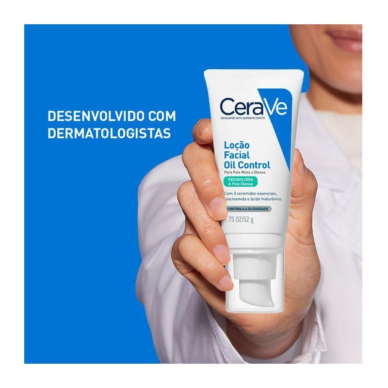 Loção Facial Oil Control Cerave Pele Mista A Oleosa 52g
