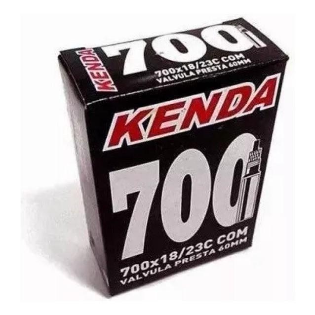 Kit 2 Câmaras Kenda Speed 700x18/23c Presta 48MM Bico Fino