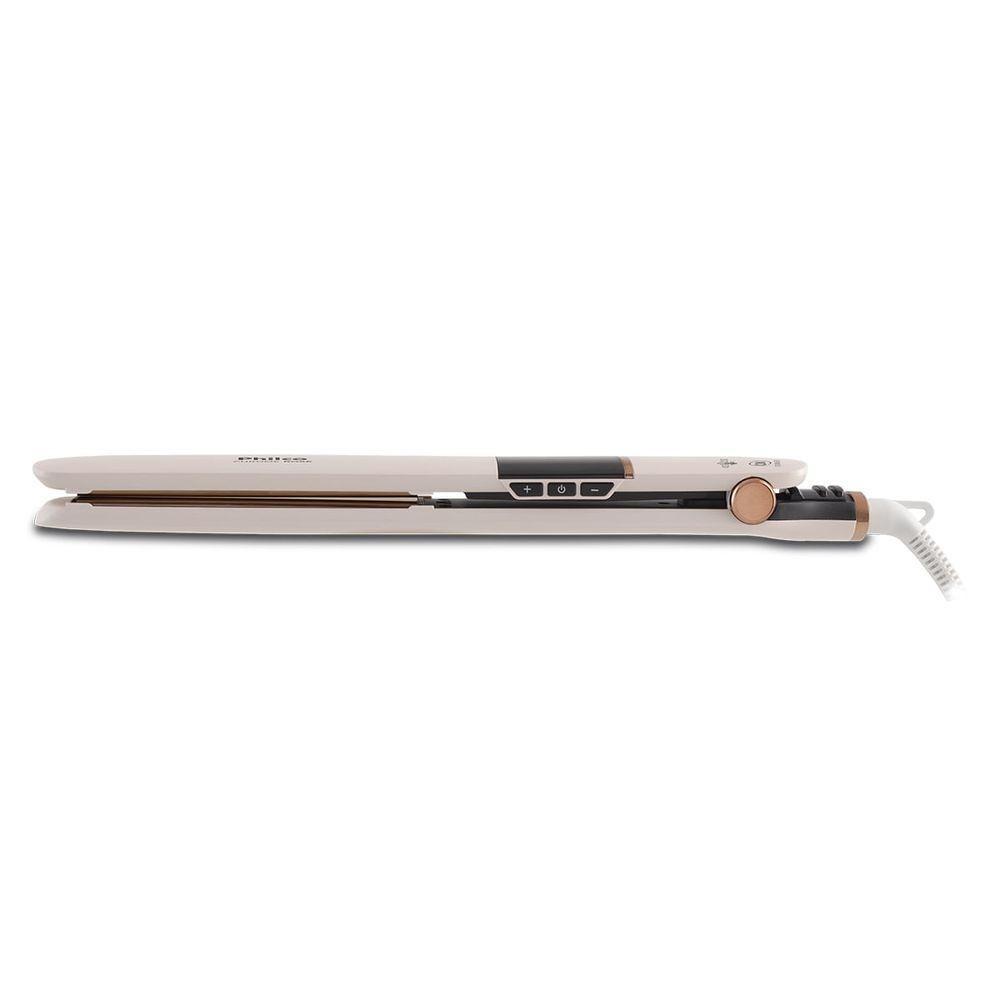 Prancha De Cabelo Philco Titanium Chrome Rose Ppr10 Bivolt