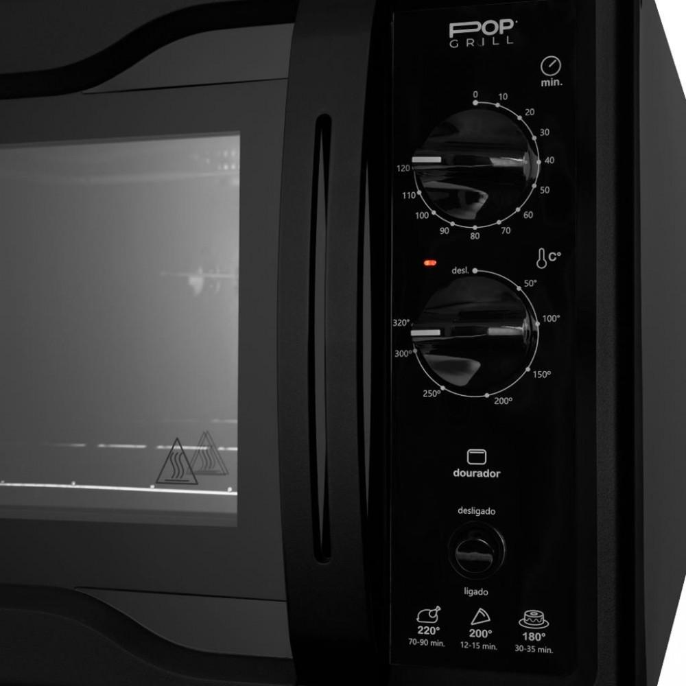 Forno Elétrico Fischer Pop Grill De Bancada 44L
