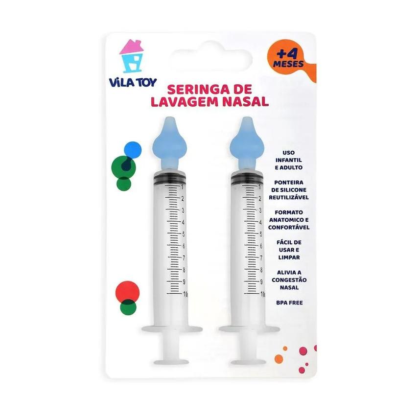 Seringa Vila Toy Para Lavagem Nasal - 2 Unidades