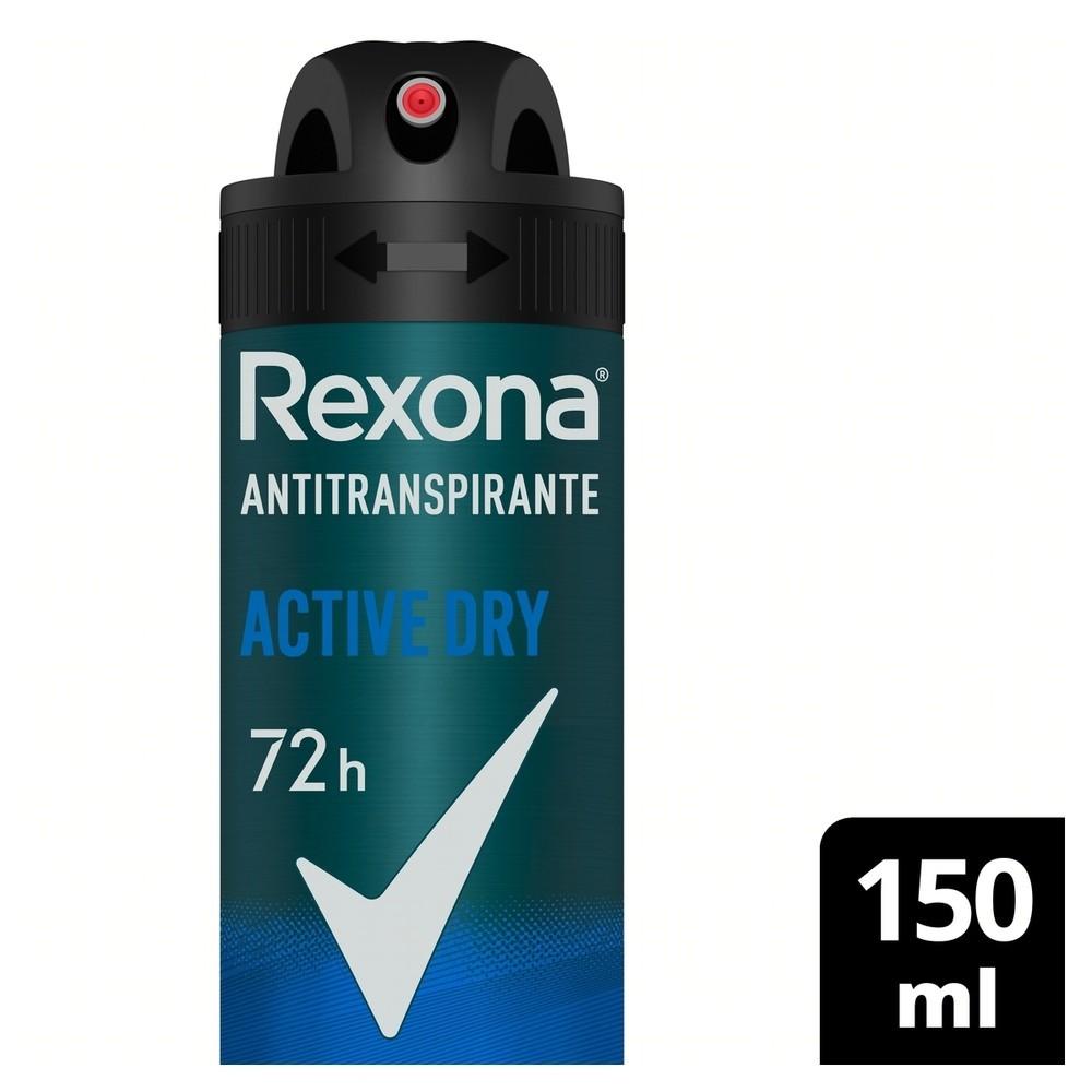 Desodorante Aerossol Rexona Masculino Active Dry 150ml