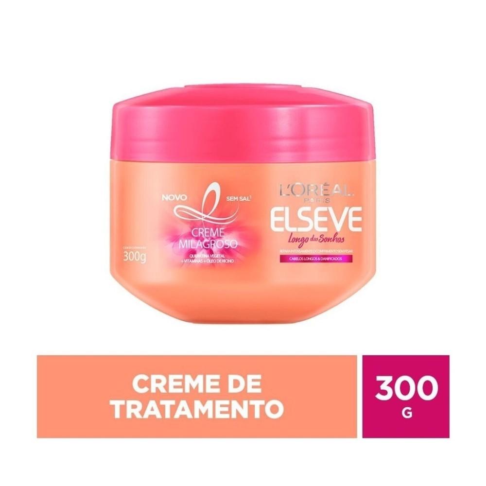Creme De Tratamento Elseve Longo Dos Sonhos Milagroso 300g
