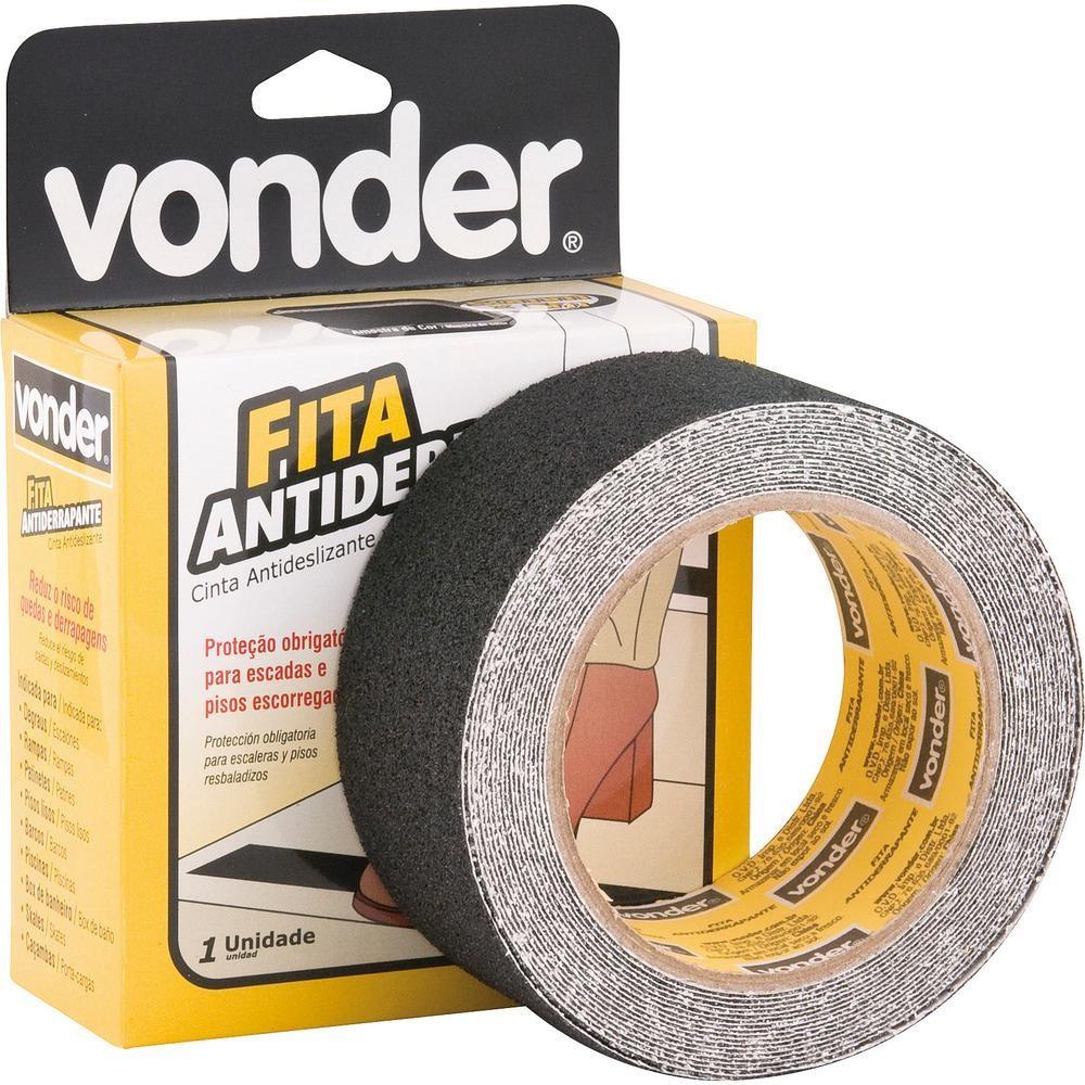 Fita Antiderrapante 50mmx5m Preta Vonder