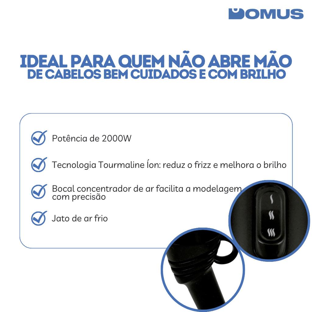 Secador De Cabelo Britânia 2000w Com Jato De Ar Frio