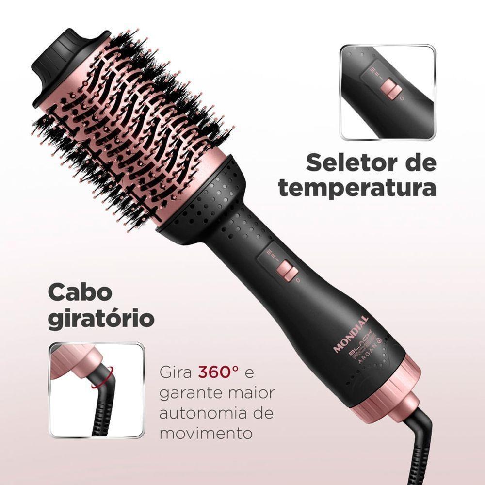 Escova Secadora Argan Mondial Es-14-bi Bivolt