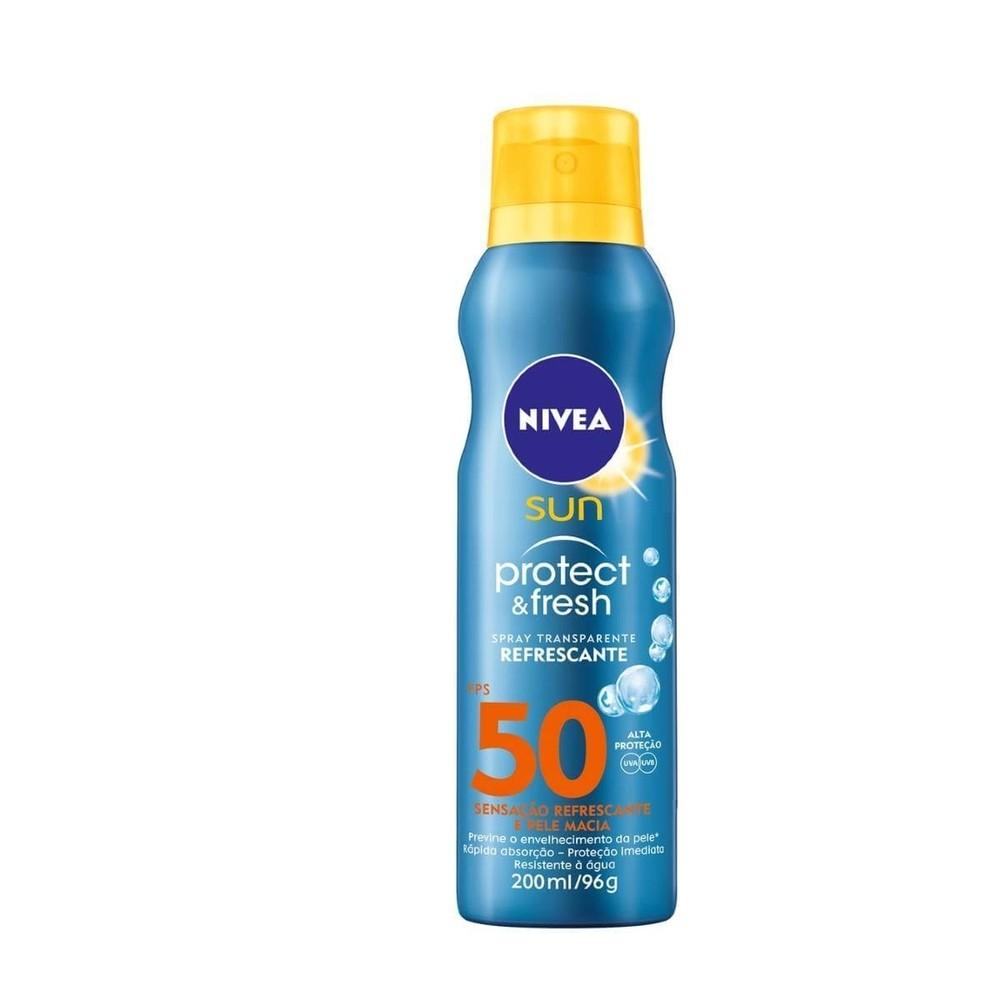 Protetor Solar Nivea Sun Protect Fresh Spray Fps50 200ml