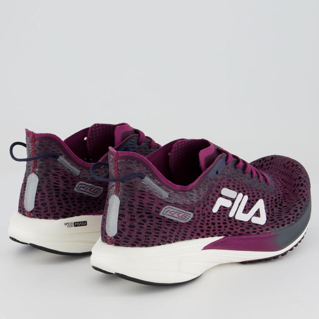 Tênis Fila KR6 Feminino Bordô