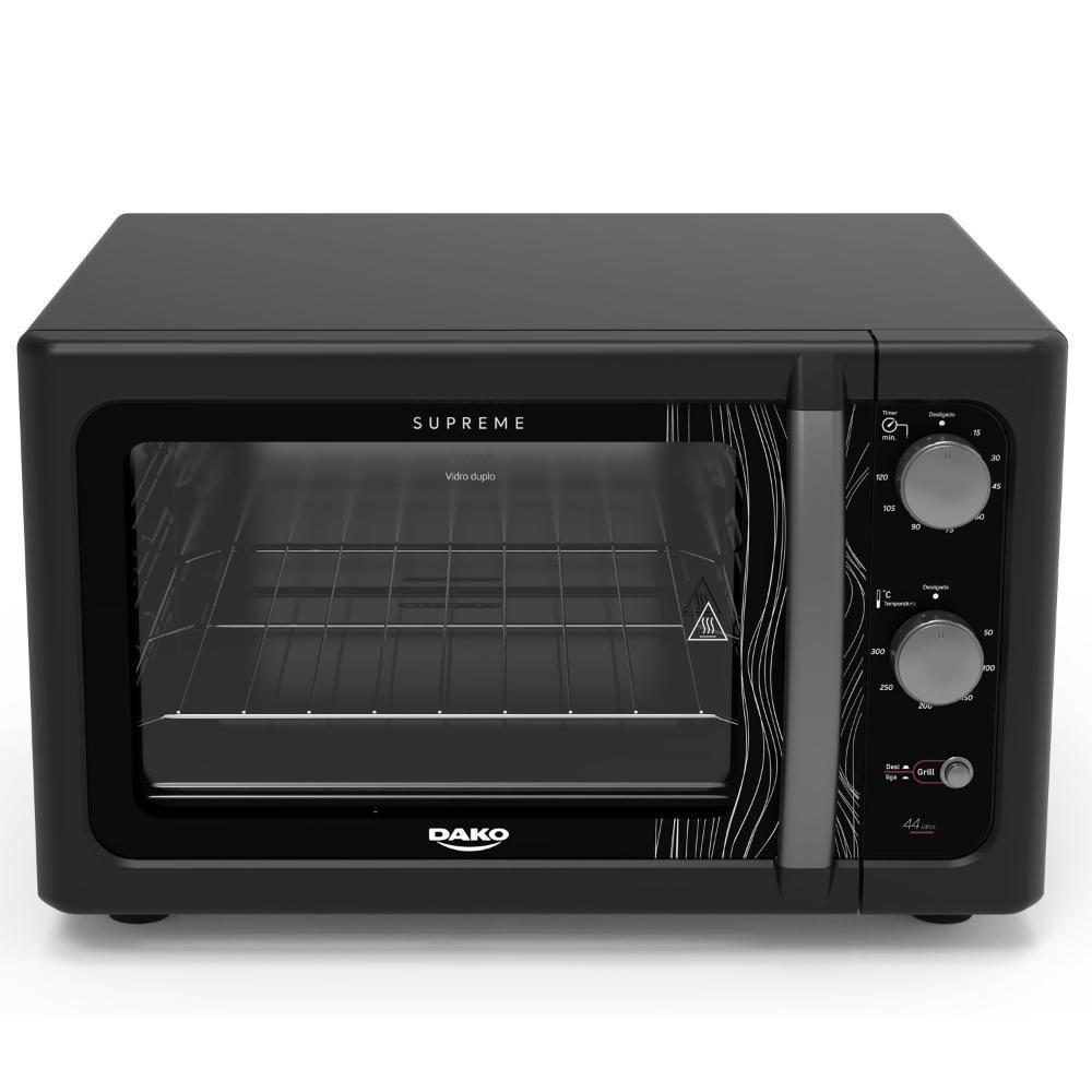 Forno De Bancada Elétrico Supreme Preto 44L Dako 127v