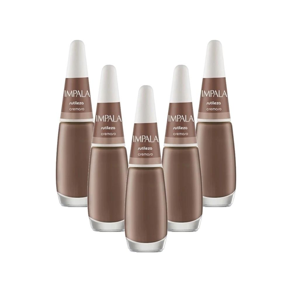 Kit Esmaltes Impala Cremoso Sutileza (5 Unidades)