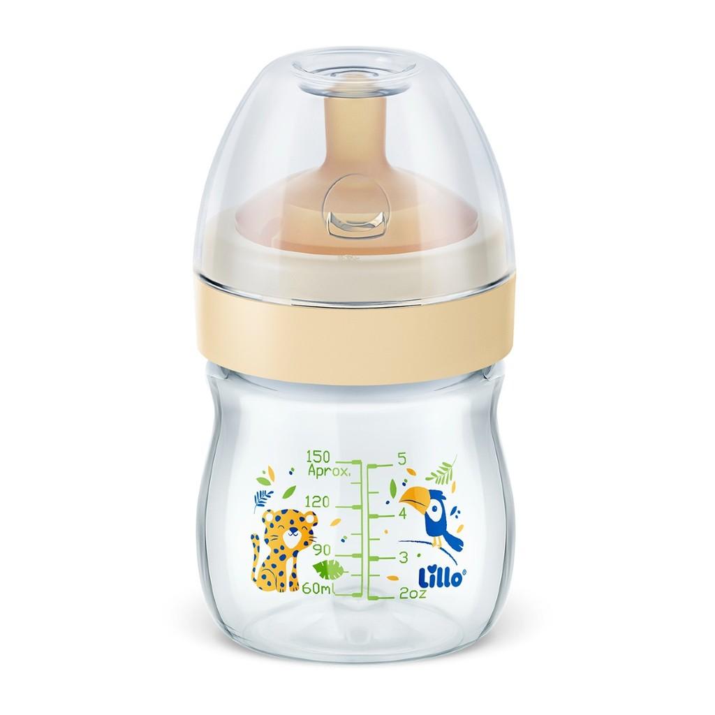 Kit 2 Mamadeiras Super Evolution Bico Látex 150/300ml Lillo