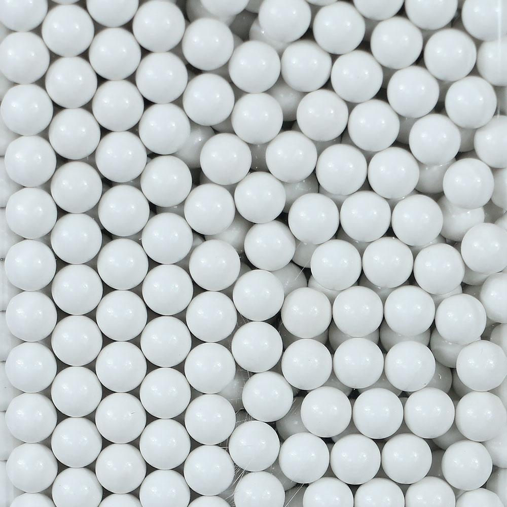 Bolinhas Brancas Esferas Plasticas 0.20g 6mm Leão Garrafa C/5000 Unidades