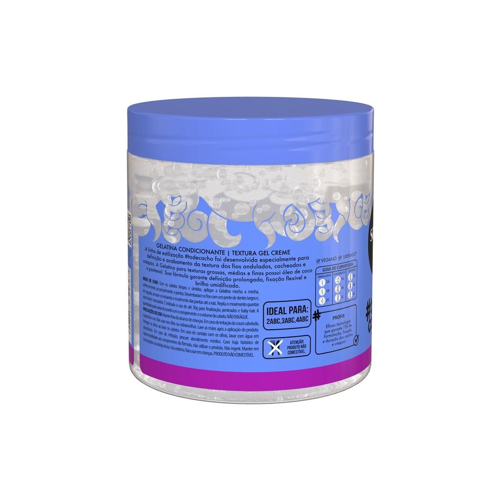 Kit Gelatina Super Definição Hidratante + Modeladora Antifrizz #todecacho