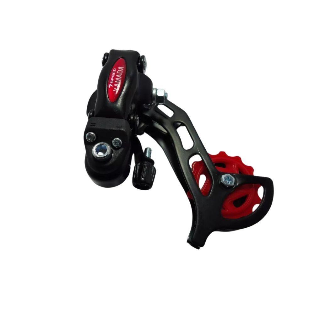 Cambio Traseiro Com Ponteira Index Yamada 7v Mtb Bicicleta