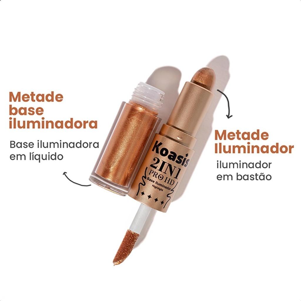 Base Iluminadora Efeito Glow Leve E Rápida Absorção Kfi001 - Koasis